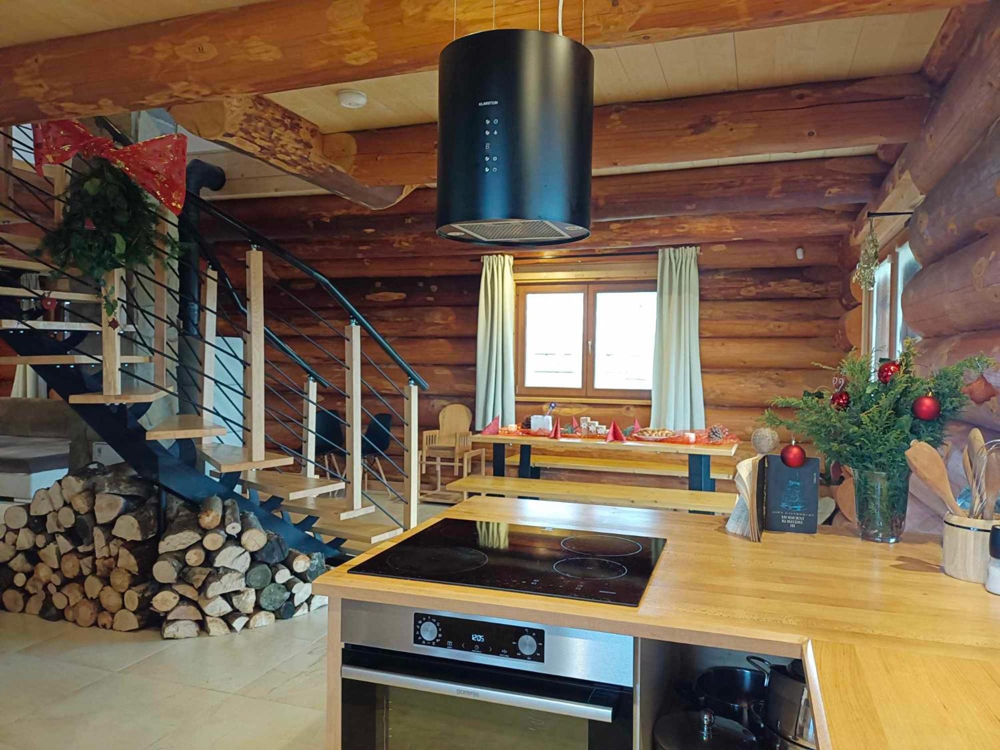 Vila srub U Holubů Malsice Exteriér fotografie