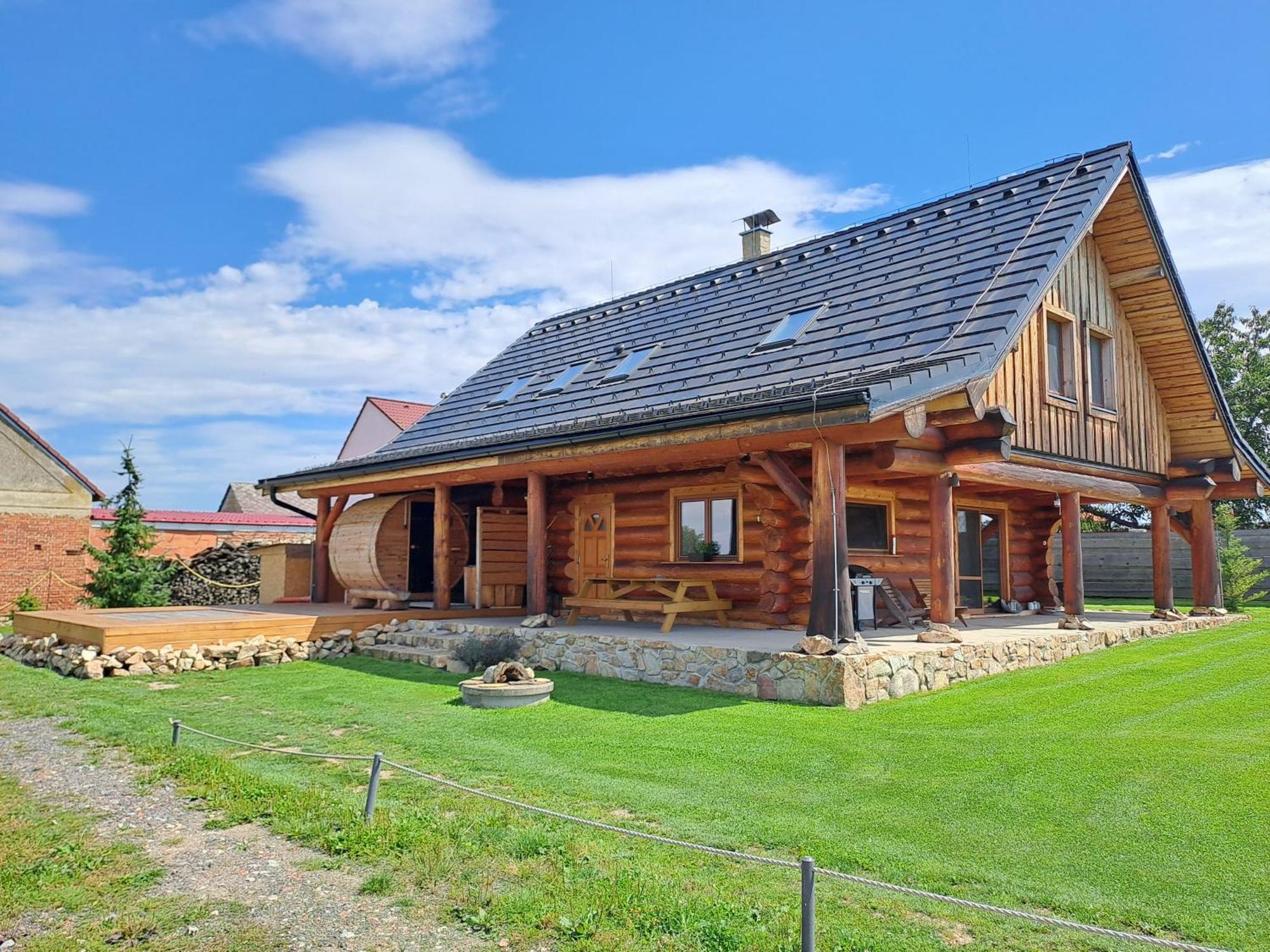 Vila srub U Holubů Malsice Exteriér fotografie