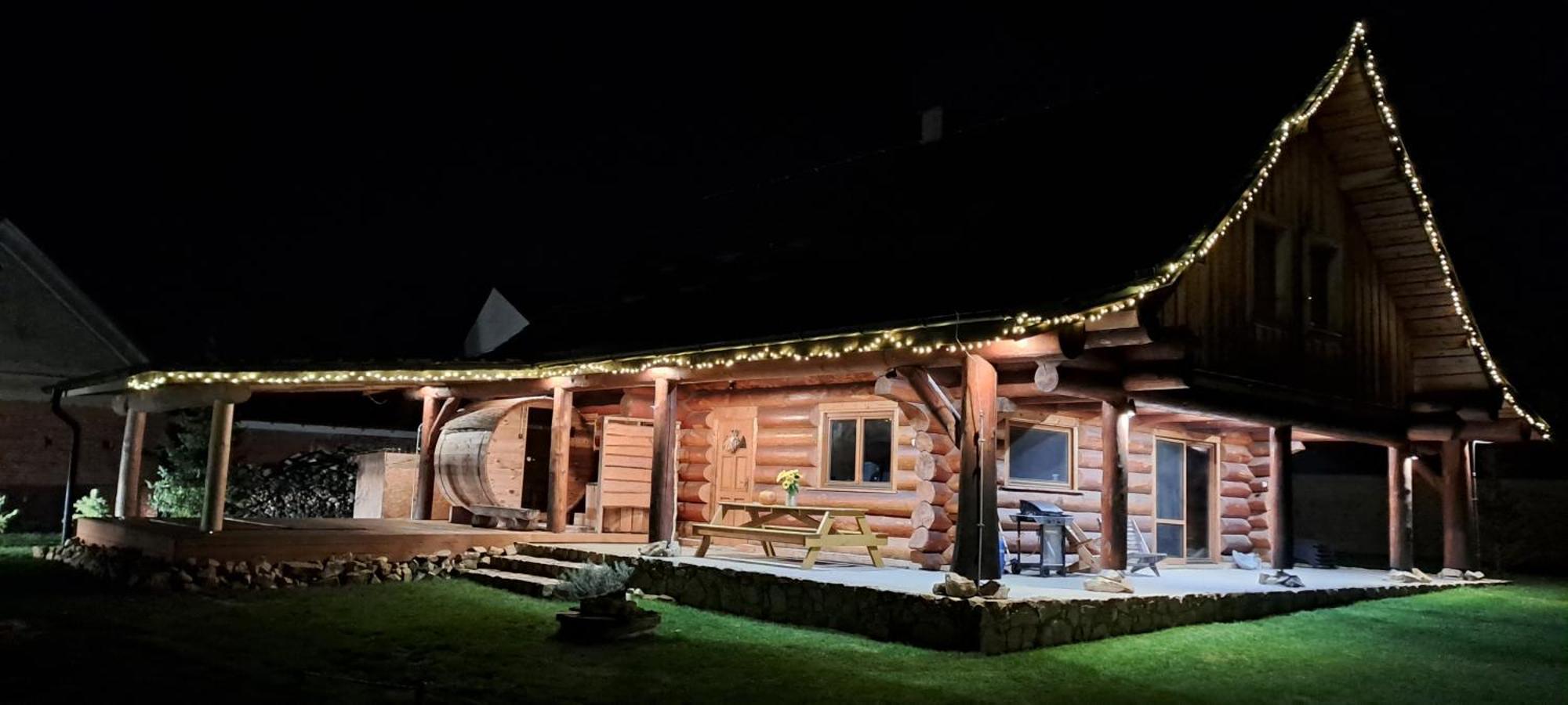 Vila srub U Holubů Malsice Exteriér fotografie
